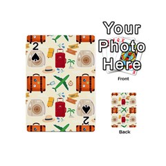 Suitcase Tickets Plane Camera Playing Cards 54 Designs (mini)