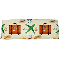 Suitcase Tickets Plane Camera Body Pillow Case (dakimakura) by Ravend