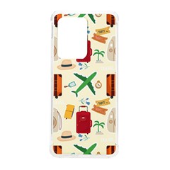 Suitcase Tickets Plane Camera Samsung Galaxy S20 Ultra 6 9 Inch Tpu Uv Case