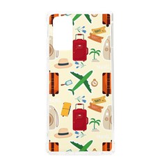 Suitcase Tickets Plane Camera Samsung Galaxy Note 20 Tpu Uv Case