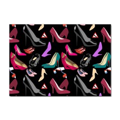 Heels Shoes Pattern Feminine Art Sticker A4 (10 Pack)