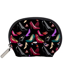 Heels Shoes Pattern Feminine Art Accessory Pouch (small)