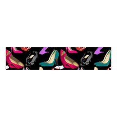 Heels Shoes Pattern Feminine Art Velvet Scrunchie by Ravend