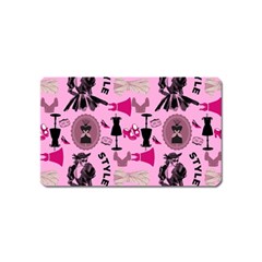 Fashion Girl Newyork Bts Nft Magnet (name Card)