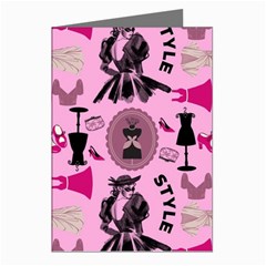 Fashion Girl Newyork Bts Nft Greeting Cards (pkg Of 8) by Ravend