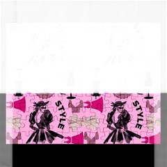 Fashion Girl Newyork Bts Nft Rectangular Jigsaw Puzzl by Ravend