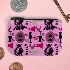 Fashion Girl Newyork Bts Nft Mini Coin Purse by Ravend