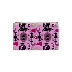 Fashion Girl Newyork Bts Nft Cosmetic Bag (small) by Ravend