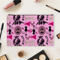 Fashion Girl Newyork Bts Nft Cosmetic Bag (large) by Ravend