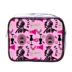 Fashion Girl Newyork Bts Nft Mini Toiletries Bag (one Side) by Ravend