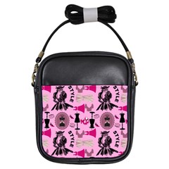 Fashion Girl Newyork Bts Nft Girls Sling Bag by Ravend