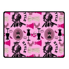 Fashion Girl Newyork Bts Nft Fleece Blanket (small) by Ravend