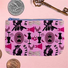 Fashion Girl Newyork Bts Nft Large Coin Purse by Ravend