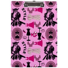 Fashion Girl Newyork Bts Nft A4 Acrylic Clipboard by Ravend