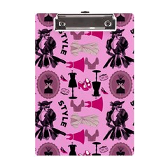 Fashion Girl Newyork Bts Nft A5 Acrylic Clipboard by Ravend