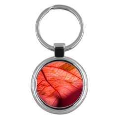 Leaf Copper Leaf Plant Nature Key Chain (round)