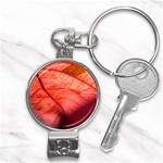 Leaf Copper Leaf Plant Nature Nail Clippers Key Chain Front