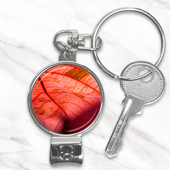 Leaf Copper Leaf Plant Nature Nail Clippers Key Chain