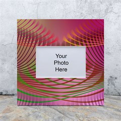 Illustration Pattern Abstract Colorful Shapes White Box Photo Frame 4  X 6 