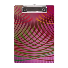 Illustration Pattern Abstract Colorful Shapes A5 Acrylic Clipboard