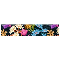 Floral print  Small Premium Plush Fleece Scarf