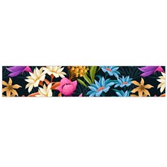 Floral print  Large Premium Plush Fleece Scarf 