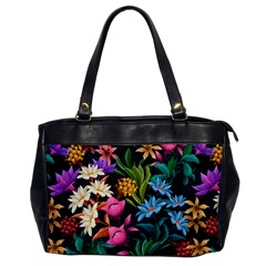 Floral Print  Oversize Office Handbag