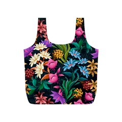 Floral Print  Full Print Recycle Bag (s) by BellaVistaTshirt02