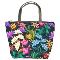 Floral Print  Bucket Bag by BellaVistaTshirt02