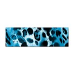 Blue Leopard Sticker Bumper (10 pack) Front