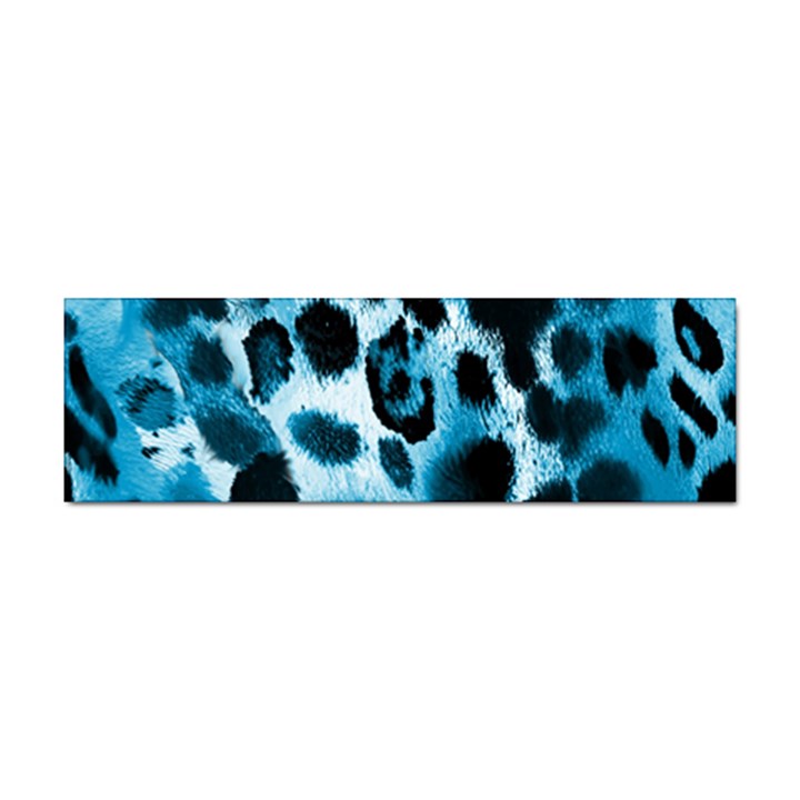 Blue Leopard Sticker Bumper (10 pack)