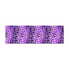 Purple Leopard  Sticker (bumper) by DinkovaArt