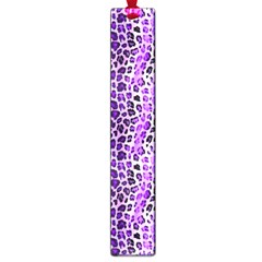 Purple Leopard  Large Book Marks by DinkovaArt