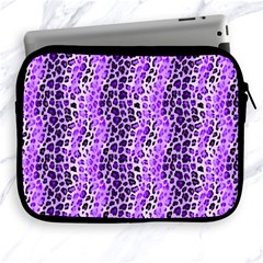 Purple Leopard  Apple Ipad 2/3/4 Zipper Cases by DinkovaArt