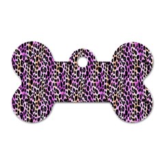 Leopard Dog Tag Bone (one Side) by DinkovaArt