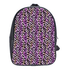 Leopard School Bag (large) by DinkovaArt