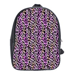 Leopard School Bag (xl) by DinkovaArt