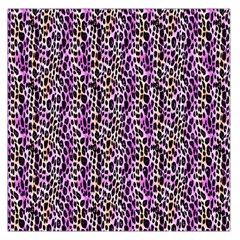 Leopard Square Satin Scarf (36  X 36 ) by DinkovaArt