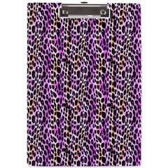 Leopard A4 Acrylic Clipboard by DinkovaArt