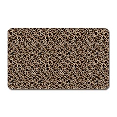 Purple Leopard 05 Magnet (rectangular) by DinkovaArt