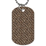 Purple Leopard 05 Dog Tag (One Side) Front