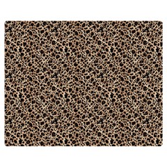 Purple Leopard 05 Premium Plush Fleece Blanket (medium) by DinkovaArt