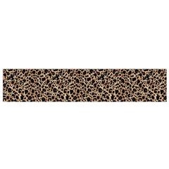 Purple Leopard 05 Small Premium Plush Fleece Scarf by DinkovaArt