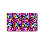 Rainbow Leopard Magnet (Name Card) Front