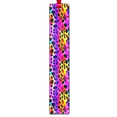 Rainbow Leopard Large Book Marks by DinkovaArt