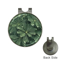 Leaves Closeup Background Photo1 Hat Clips With Golf Markers by dflcprintsclothing