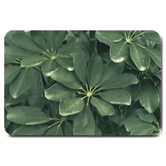 Leaves Closeup Background Photo1 Large Doormat by dflcprintsclothing