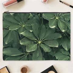 Leaves Closeup Background Photo1 Cosmetic Bag (xxxl)