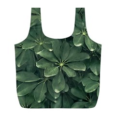 Leaves Closeup Background Photo1 Full Print Recycle Bag (l) by dflcprintsclothing