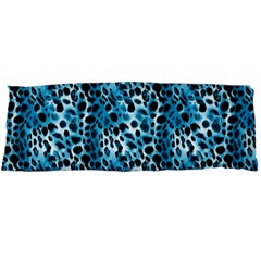 Blue Leopard Body Pillow Case Dakimakura (two Sides) by DinkovaArt